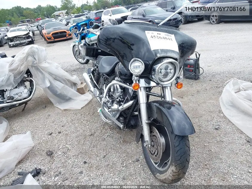 2006 Harley-Davidson Flhxi VIN: 1HD1KBW176Y708166 Lot: 45264041