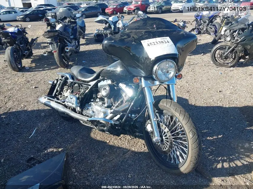 2007 Harley-Davidson Flhx VIN: 1HD1KB4117Y704103 Lot: 45233824