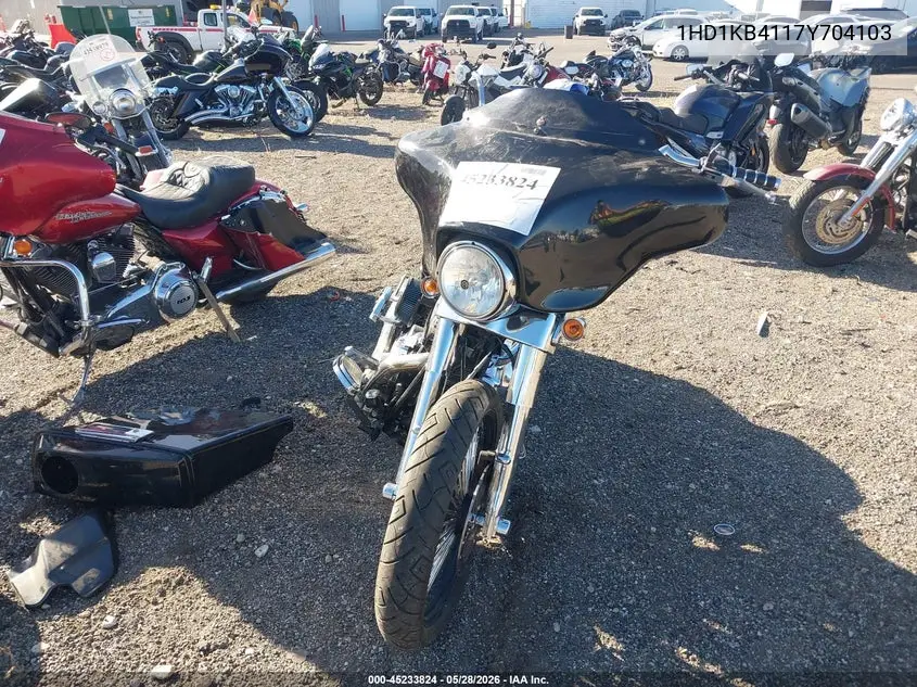 2007 Harley-Davidson Flhx VIN: 1HD1KB4117Y704103 Lot: 45233824