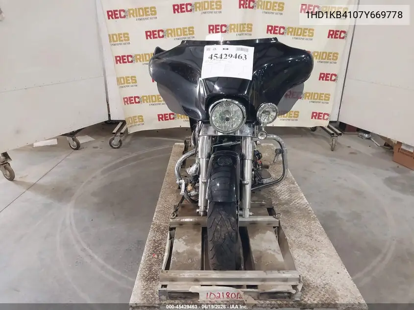 2007 Harley-Davidson Flhx VIN: 1HD1KB4107Y669778 Lot: 45429463