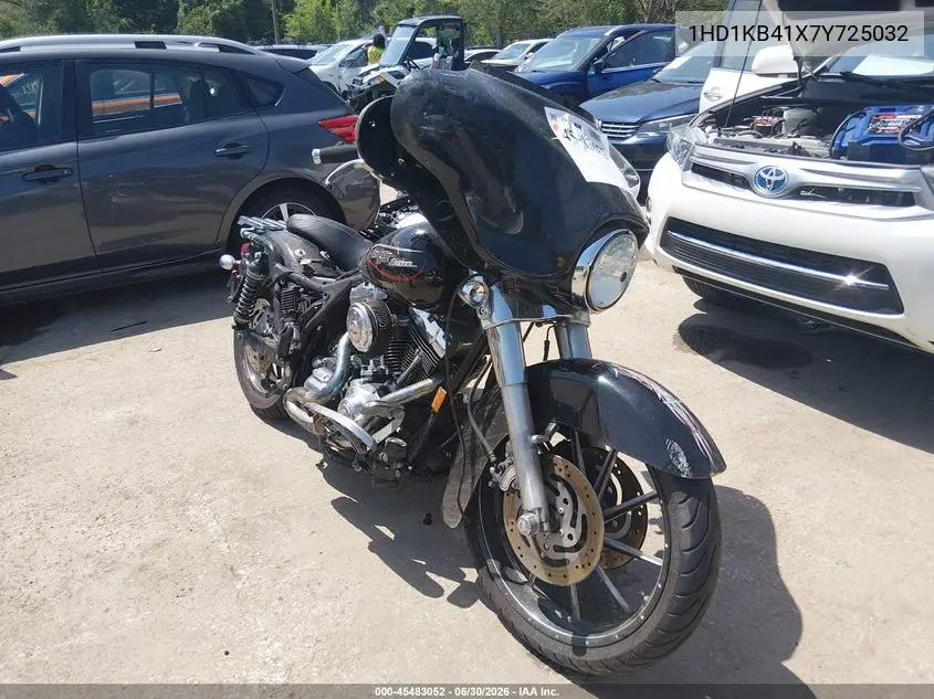2007 Harley-Davidson Flhx VIN: 1HD1KB41X7Y725032 Lot: 45483052
