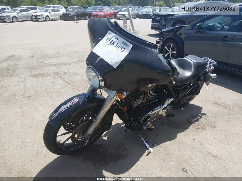 2007 Harley-Davidson Flhx VIN: 1HD1KB41X7Y725032 Lot: 45483052