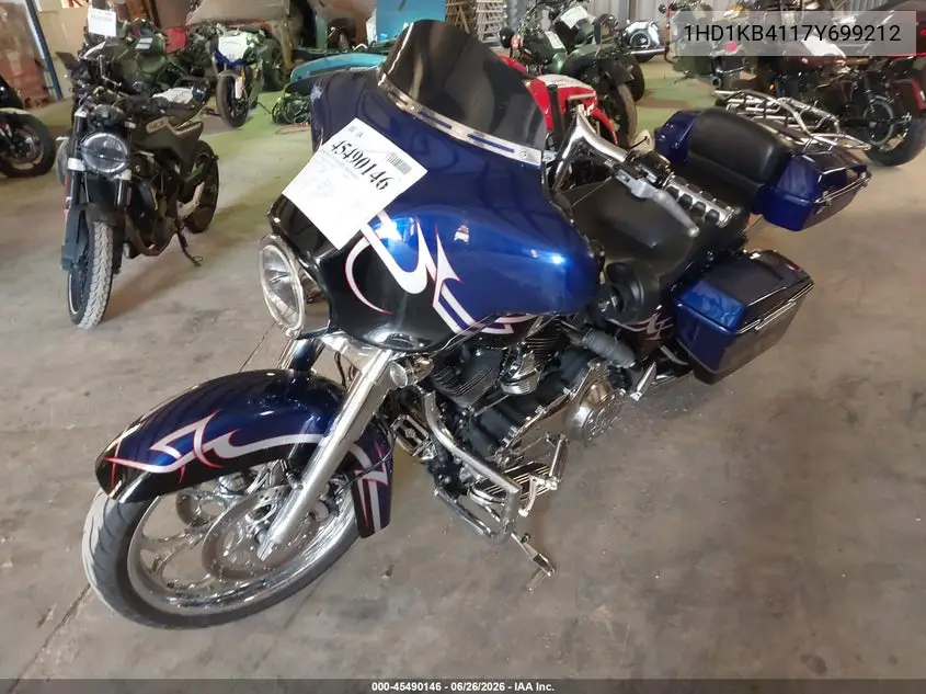 2007 Harley-Davidson Flhx VIN: 1HD1KB4117Y699212 Lot: 45490146
