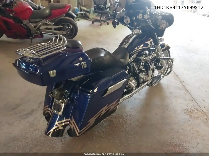 2007 Harley-Davidson Flhx VIN: 1HD1KB4117Y699212 Lot: 45490146