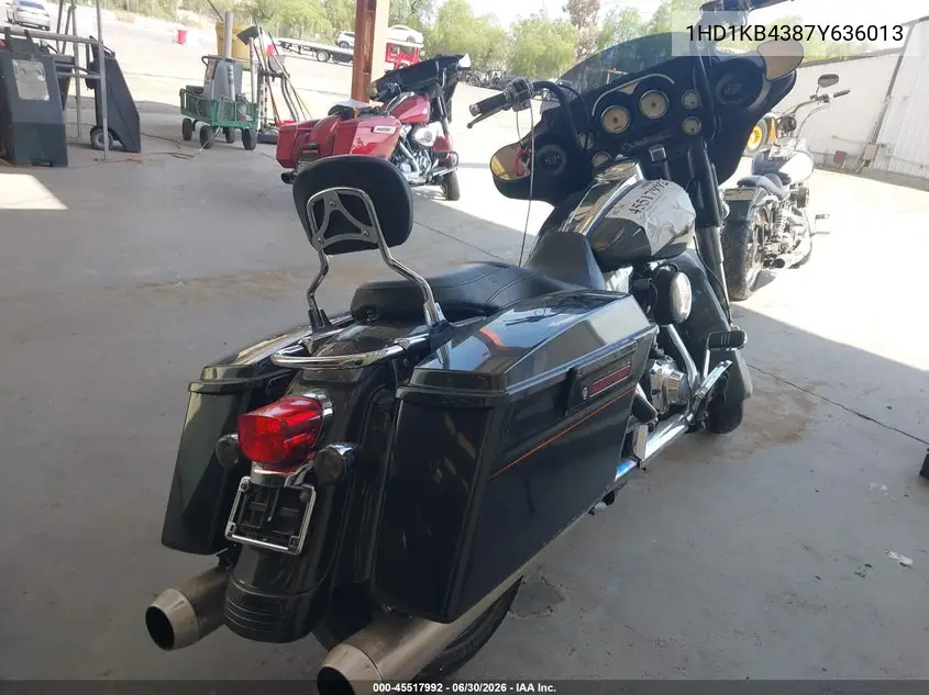 2007 Harley-Davidson Flhx California VIN: 1HD1KB4387Y636013 Lot: 45517992