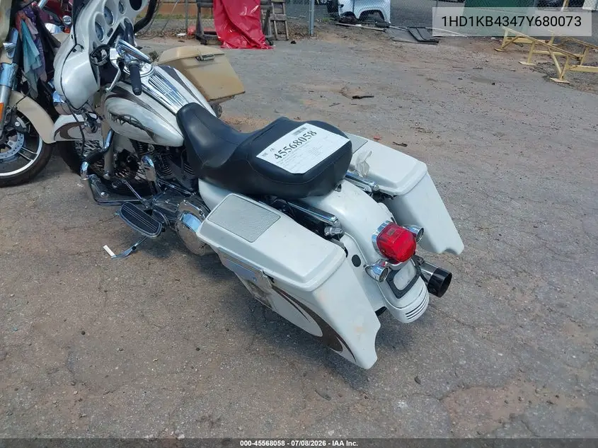 2007 Harley-Davidson Flhx California VIN: 1HD1KB4347Y680073 Lot: 45568058
