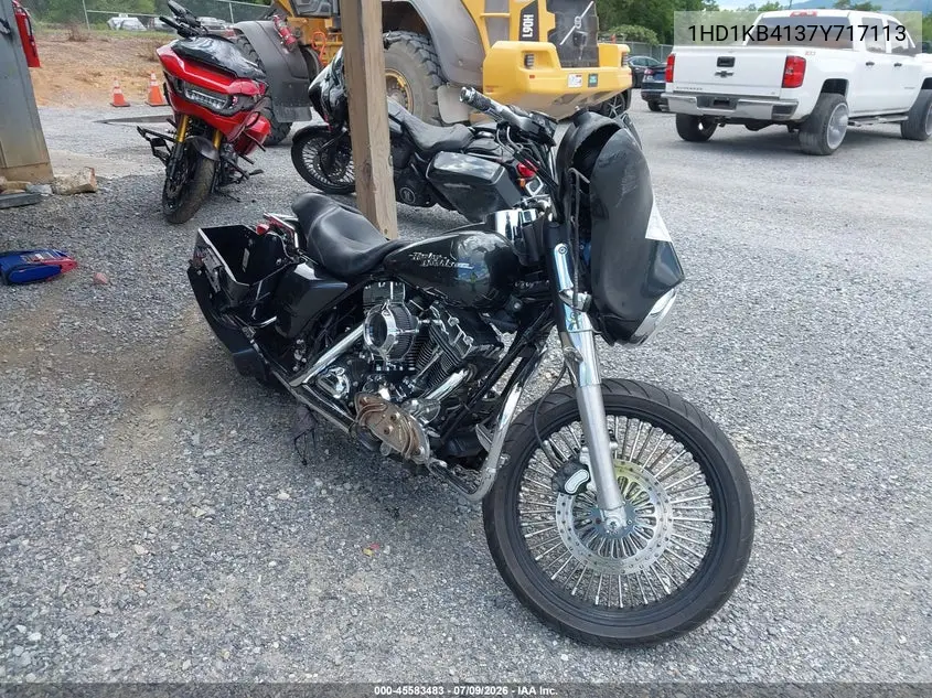 2007 Harley-Davidson Flhx VIN: 1HD1KB4137Y717113 Lot: 45583483