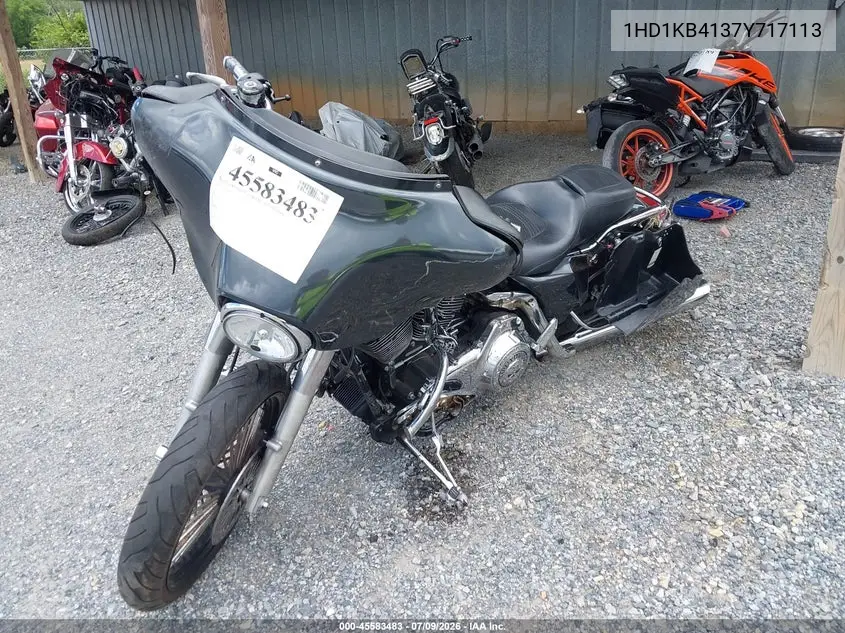 2007 Harley-Davidson Flhx VIN: 1HD1KB4137Y717113 Lot: 45583483