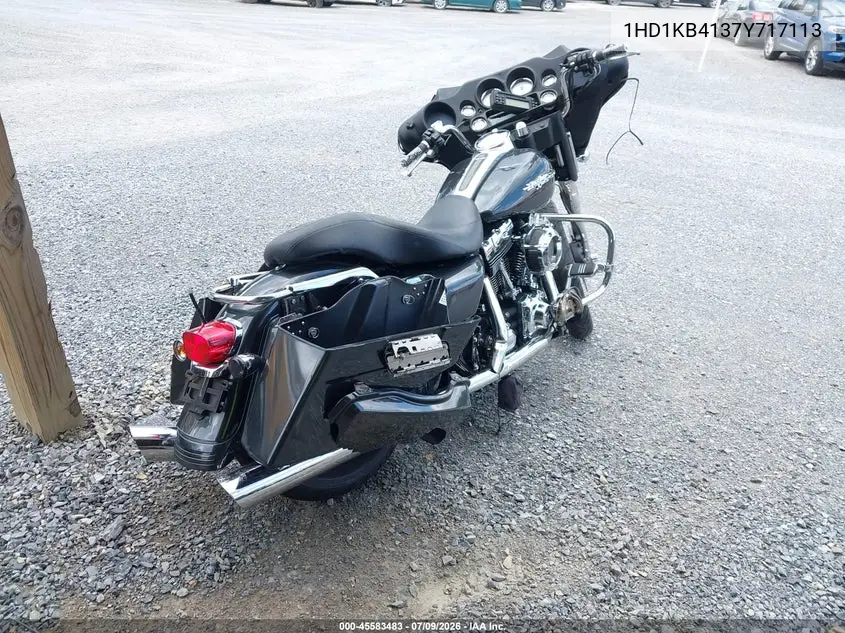 2007 Harley-Davidson Flhx VIN: 1HD1KB4137Y717113 Lot: 45583483