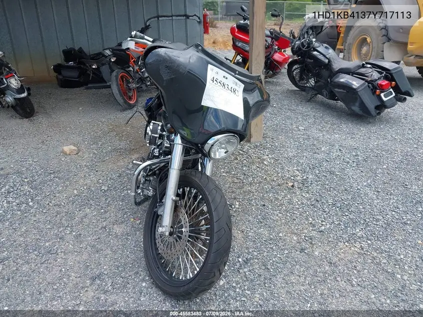 2007 Harley-Davidson Flhx VIN: 1HD1KB4137Y717113 Lot: 45583483