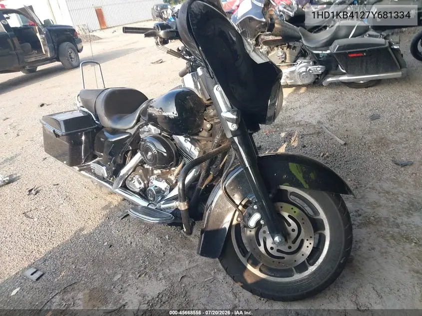 2007 Harley-Davidson Flhx VIN: 1HD1KB4127Y681334 Lot: 45668556