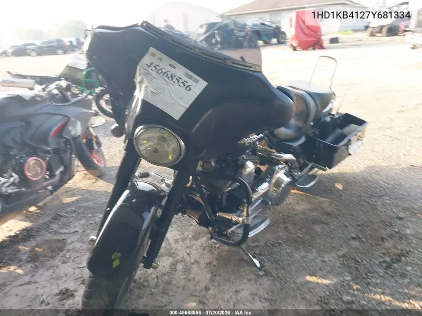 2007 Harley-Davidson Flhx VIN: 1HD1KB4127Y681334 Lot: 45668556