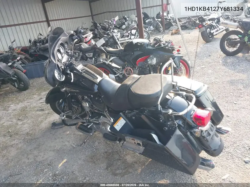 2007 Harley-Davidson Flhx VIN: 1HD1KB4127Y681334 Lot: 45668556