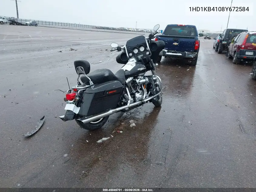 2008 Harley-Davidson Flhx VIN: 1HD1KB4108Y672584 Lot: 45046701