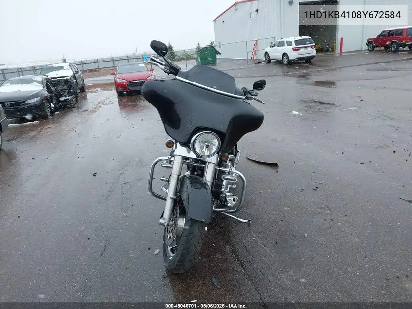 2008 Harley-Davidson Flhx VIN: 1HD1KB4108Y672584 Lot: 45046701