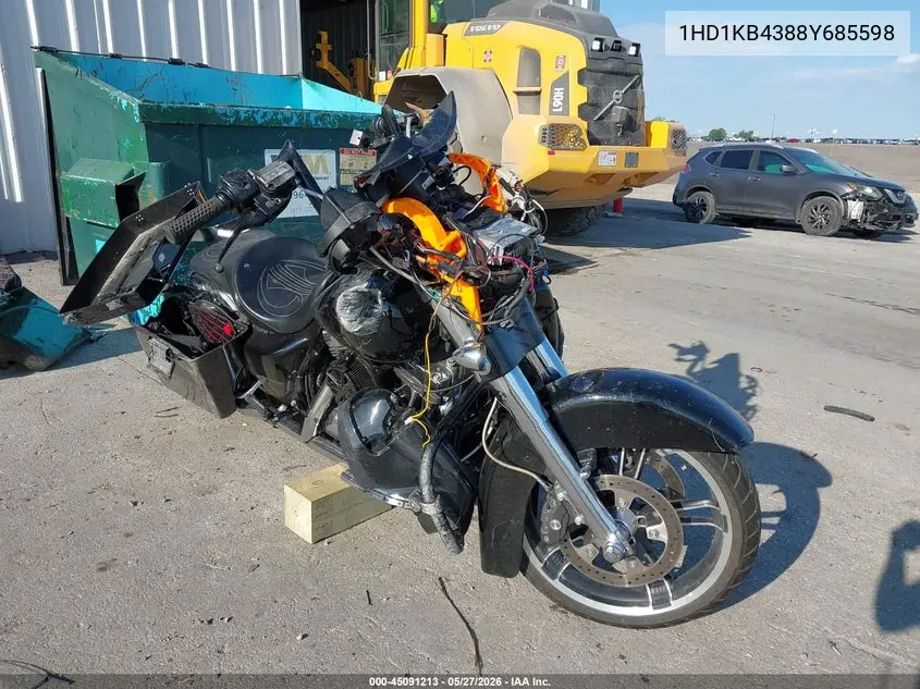 2008 Harley-Davidson Flhx VIN: 1HD1KB4388Y685598 Lot: 45091213