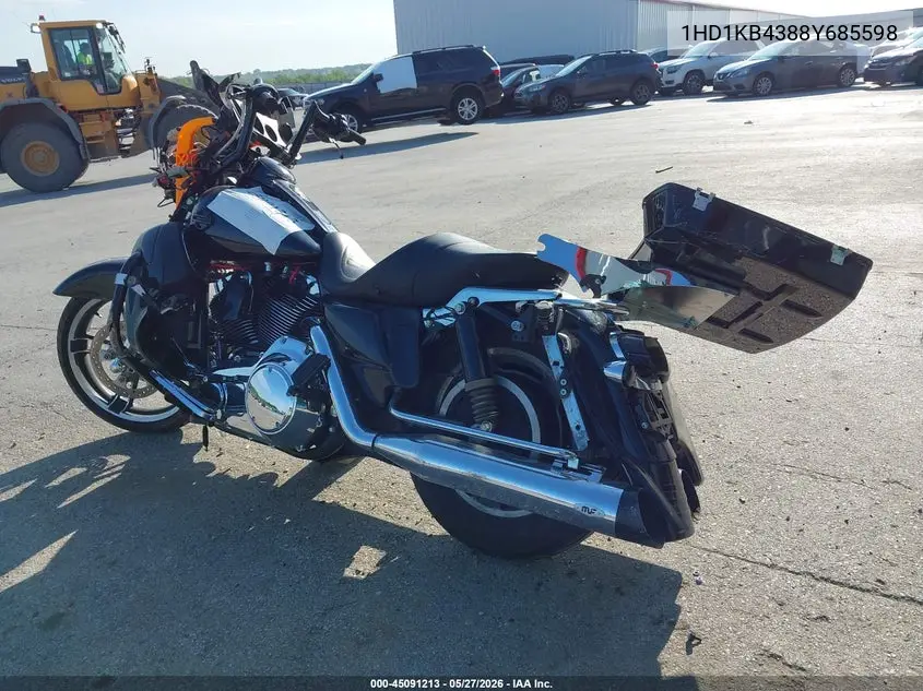 2008 Harley-Davidson Flhx VIN: 1HD1KB4388Y685598 Lot: 45091213