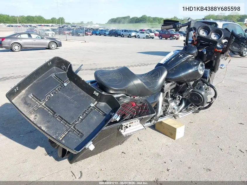 2008 Harley-Davidson Flhx VIN: 1HD1KB4388Y685598 Lot: 45091213