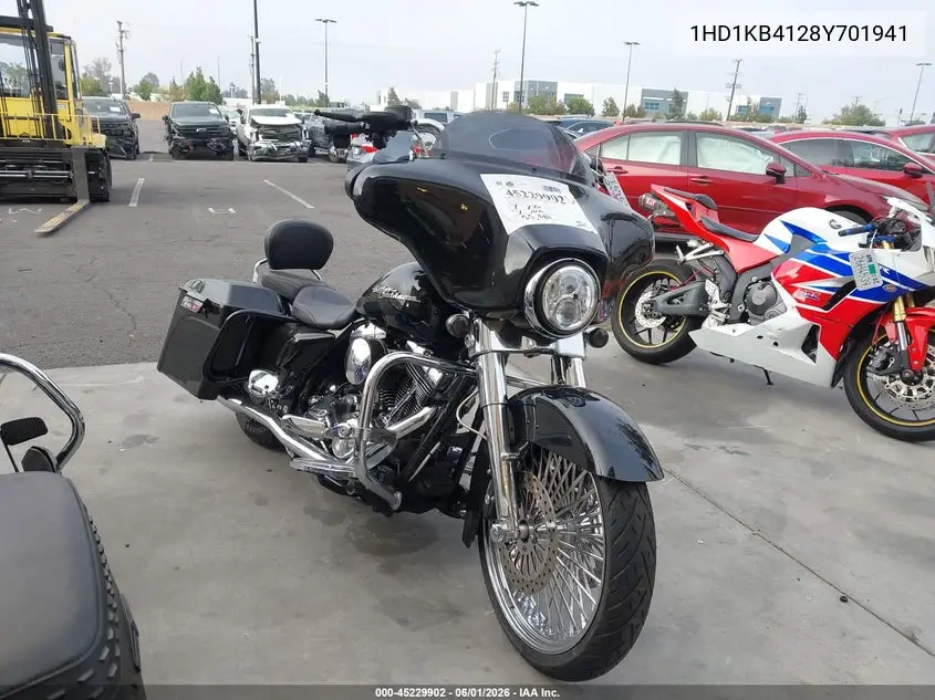 2008 Harley-Davidson Flhx VIN: 1HD1KB4128Y701941 Lot: 45229902