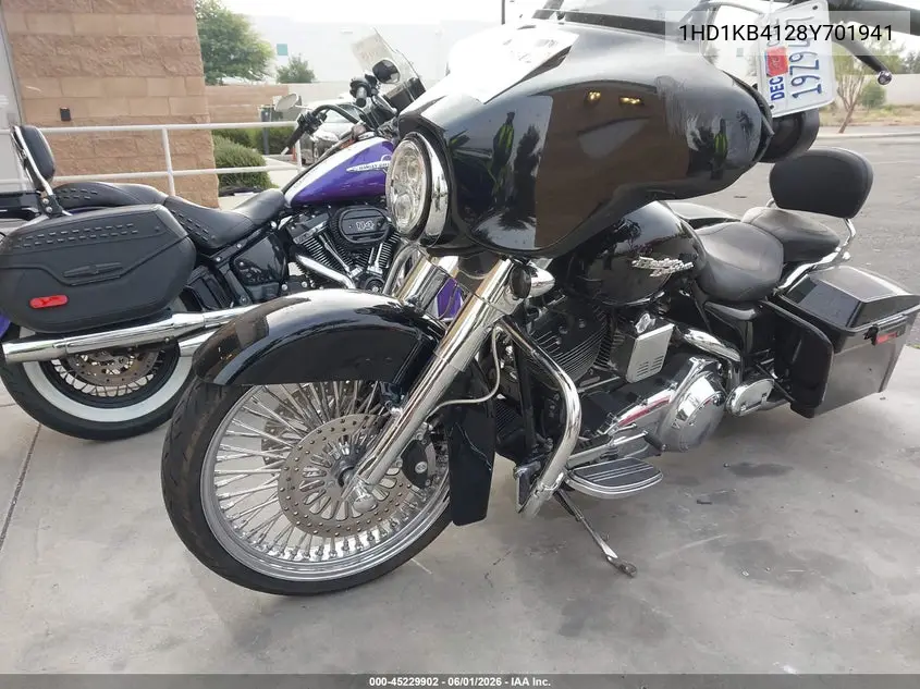 2008 Harley-Davidson Flhx VIN: 1HD1KB4128Y701941 Lot: 45229902