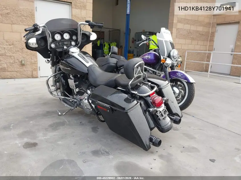 2008 Harley-Davidson Flhx VIN: 1HD1KB4128Y701941 Lot: 45229902