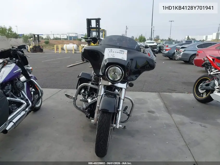 2008 Harley-Davidson Flhx VIN: 1HD1KB4128Y701941 Lot: 45229902