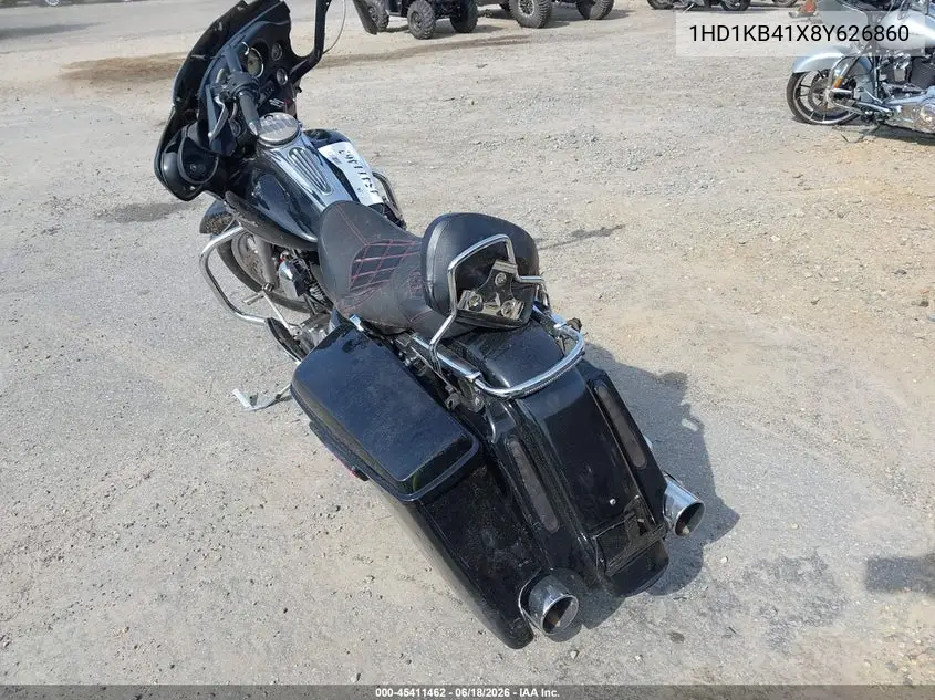 2008 Harley-Davidson Flhx VIN: 1HD1KB41X8Y626860 Lot: 45411462