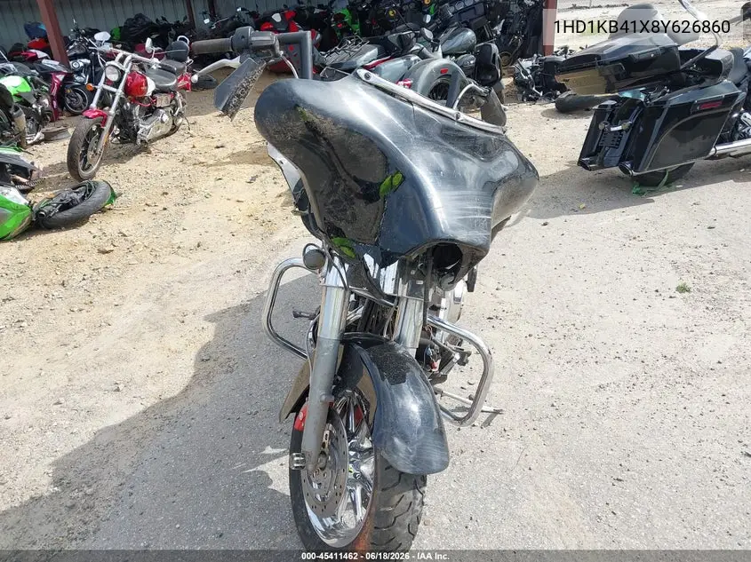 2008 Harley-Davidson Flhx VIN: 1HD1KB41X8Y626860 Lot: 45411462