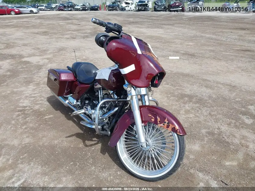 2008 Harley-Davidson Flhx 105Th Anniversary Edition VIN: 1HD1KB4448Y610356 Lot: 45435096