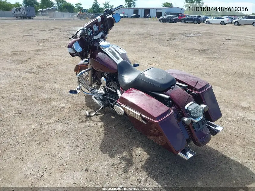 2008 Harley-Davidson Flhx 105Th Anniversary Edition VIN: 1HD1KB4448Y610356 Lot: 45435096