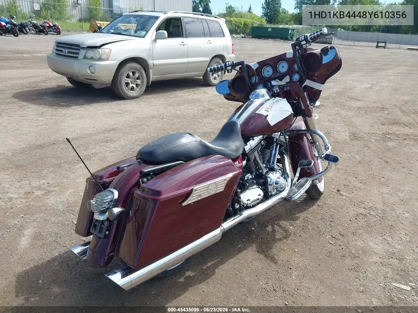 2008 Harley-Davidson Flhx 105Th Anniversary Edition VIN: 1HD1KB4448Y610356 Lot: 45435096