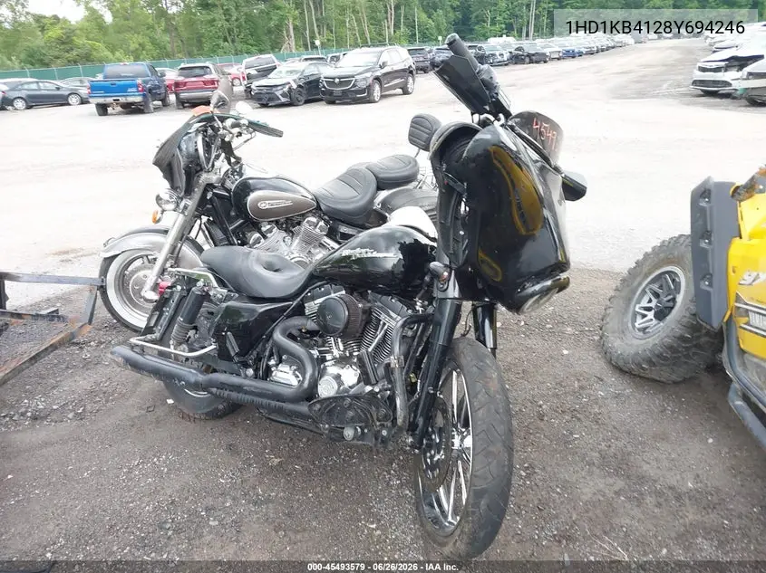 2008 Harley-Davidson Flhx VIN: 1HD1KB4128Y694246 Lot: 45493579