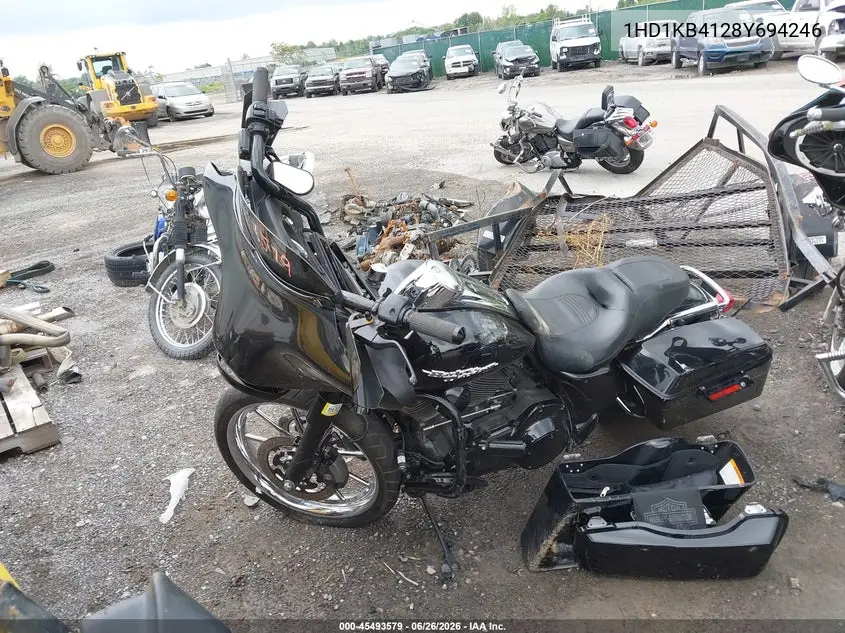 2008 Harley-Davidson Flhx VIN: 1HD1KB4128Y694246 Lot: 45493579
