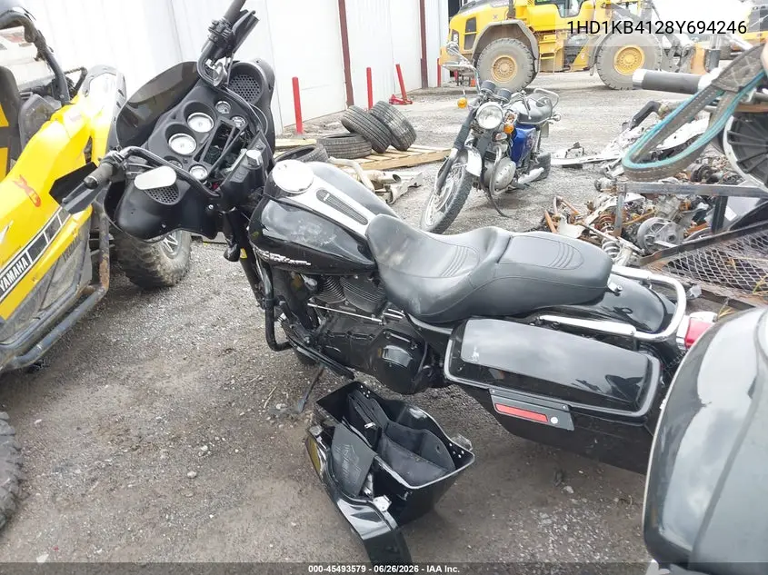 2008 Harley-Davidson Flhx VIN: 1HD1KB4128Y694246 Lot: 45493579