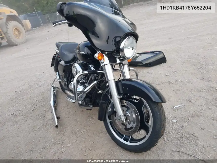 2008 Harley-Davidson Flhx VIN: 1HD1KB4178Y652204 Lot: 45566592