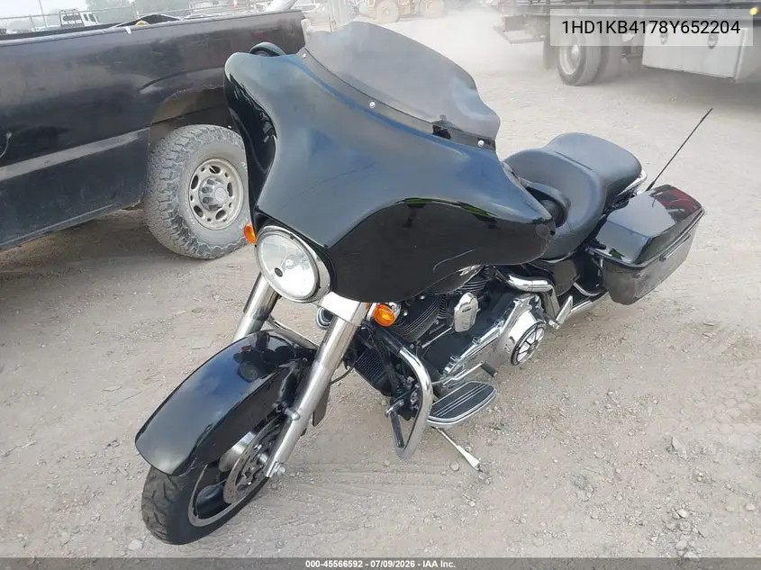 2008 Harley-Davidson Flhx VIN: 1HD1KB4178Y652204 Lot: 45566592