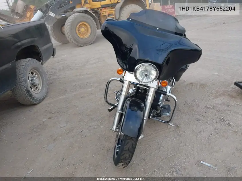 2008 Harley-Davidson Flhx VIN: 1HD1KB4178Y652204 Lot: 45566592