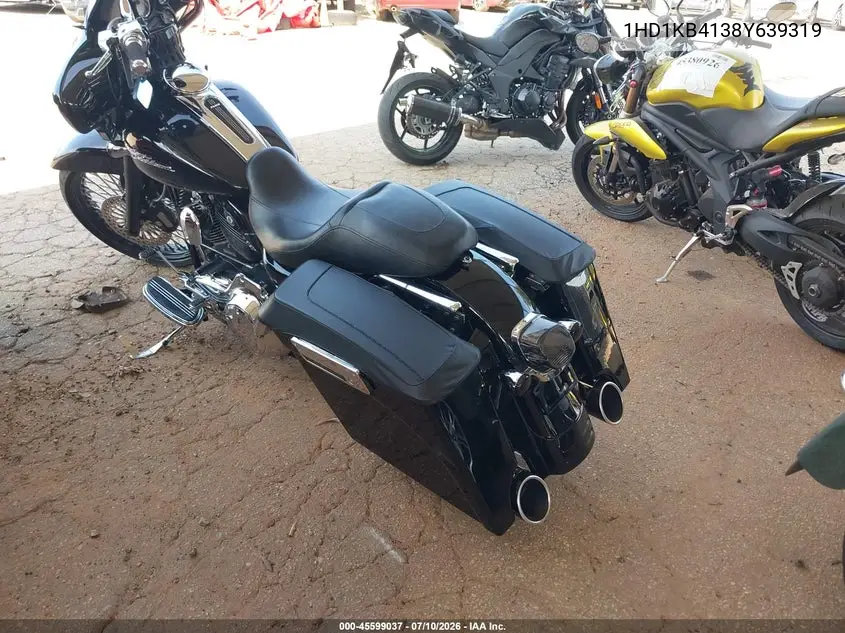 2008 Harley-Davidson Flhx VIN: 1HD1KB4138Y639319 Lot: 45599037