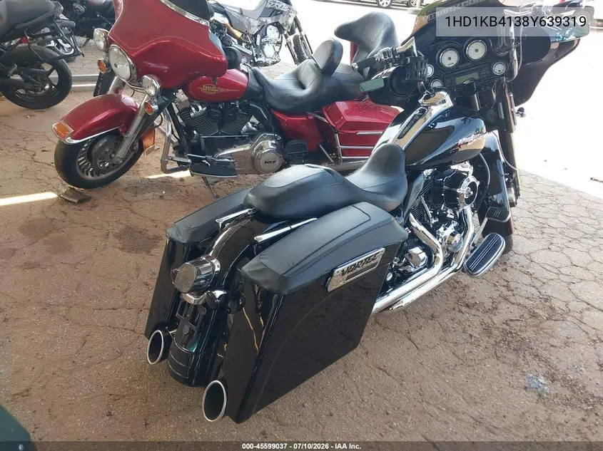 2008 Harley-Davidson Flhx VIN: 1HD1KB4138Y639319 Lot: 45599037