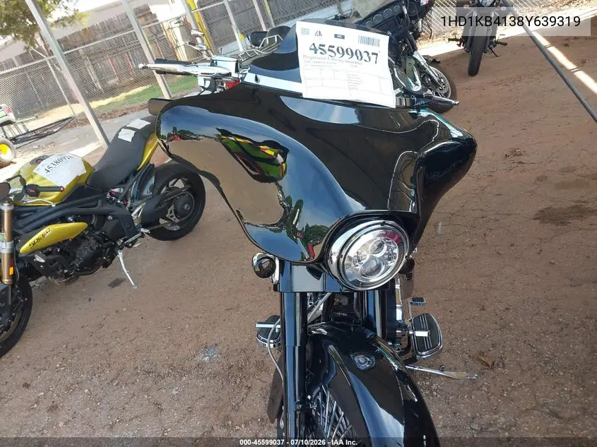2008 Harley-Davidson Flhx VIN: 1HD1KB4138Y639319 Lot: 45599037