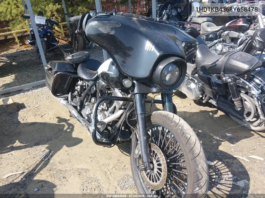 2008 Harley-Davidson Flhx VIN: 1HD1KB4368Y658478 Lot: 45664849