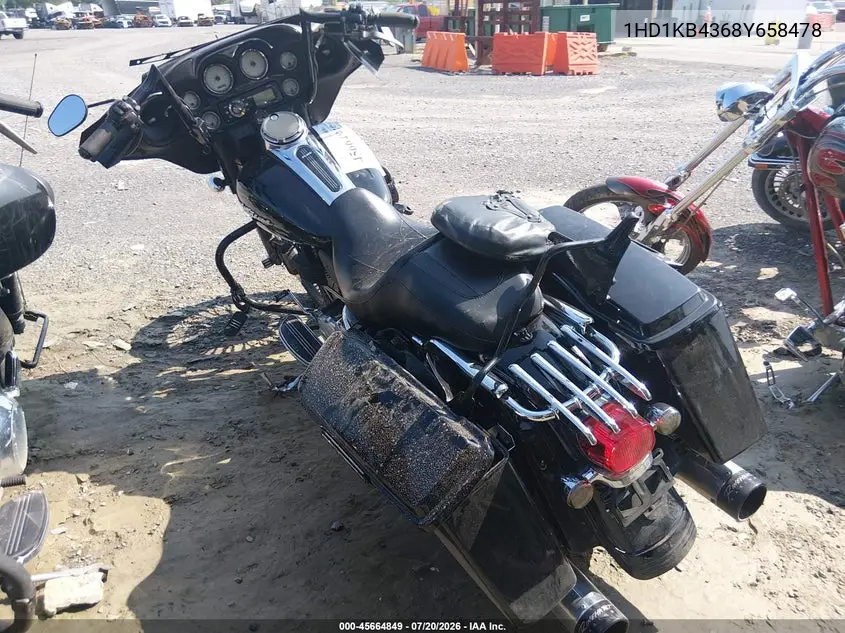 2008 Harley-Davidson Flhx VIN: 1HD1KB4368Y658478 Lot: 45664849