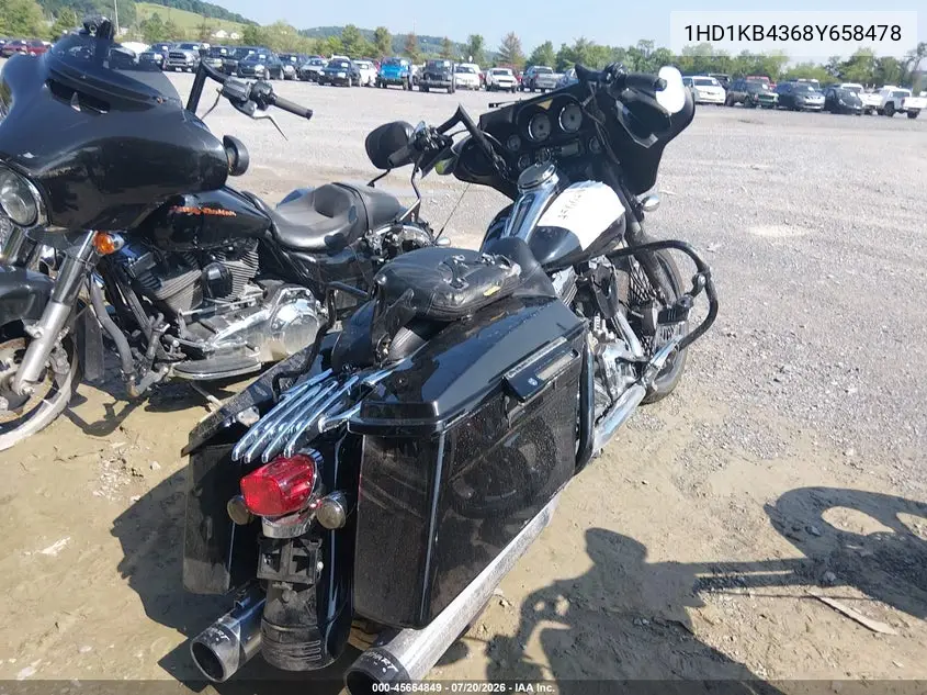 2008 Harley-Davidson Flhx VIN: 1HD1KB4368Y658478 Lot: 45664849