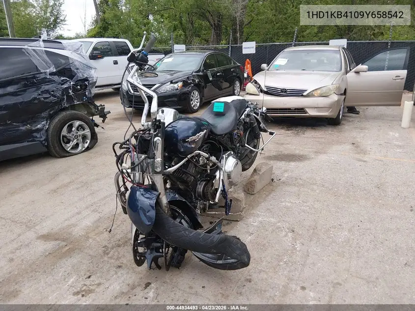 2009 Harley-Davidson Flhx VIN: 1HD1KB4109Y658542 Lot: 44934493