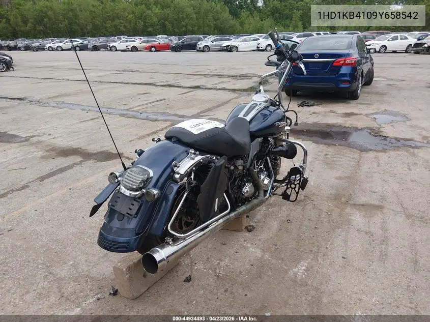 2009 Harley-Davidson Flhx VIN: 1HD1KB4109Y658542 Lot: 44934493