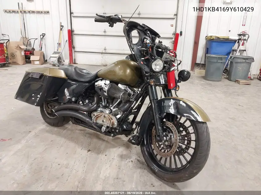 2009 Harley-Davidson Flhx VIN: 1HD1KB4169Y610429 Lot: 45351121