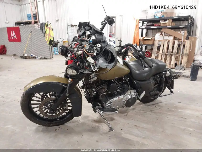 2009 Harley-Davidson Flhx VIN: 1HD1KB4169Y610429 Lot: 45351121