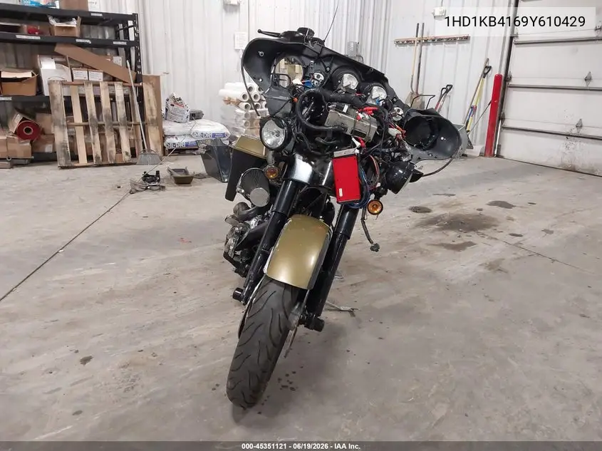 2009 Harley-Davidson Flhx VIN: 1HD1KB4169Y610429 Lot: 45351121