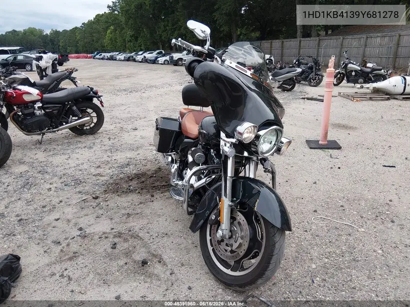 2009 Harley-Davidson Flhx VIN: 1HD1KB4139Y681278 Lot: 45395960