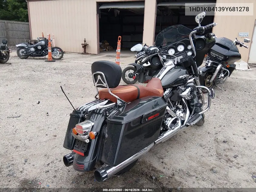 2009 Harley-Davidson Flhx VIN: 1HD1KB4139Y681278 Lot: 45395960